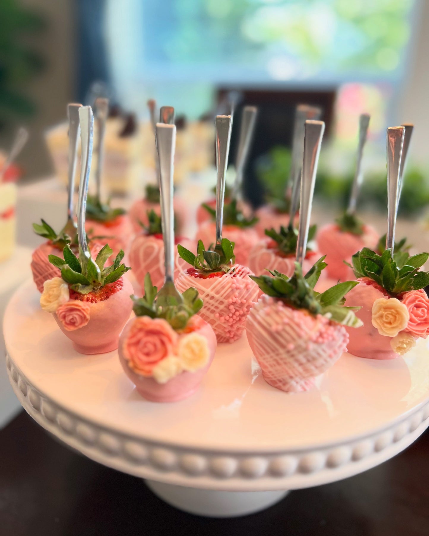 decorated chocolate covered strawberries